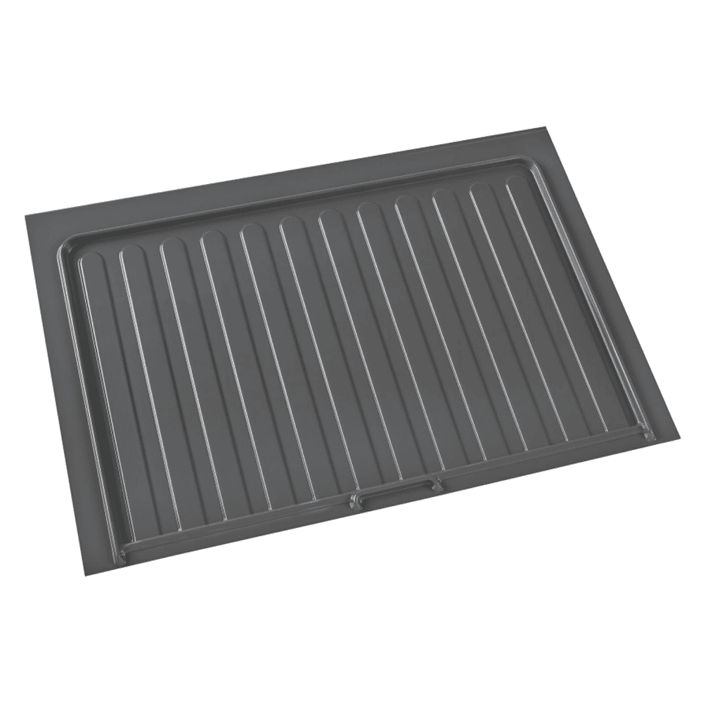 34-1/2" Polystyrene Sink Base Drip Tray, Orion Gray - Main Image