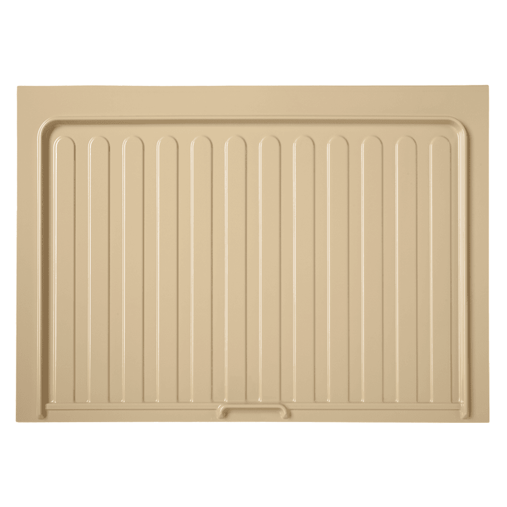40-1/2" Polystyrene Sink Base Drip Tray, Almond - Main Image