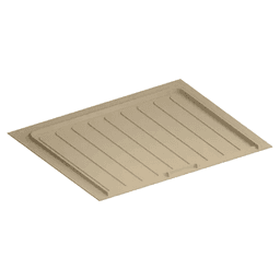 27"-30" Thermoplastic Sink Base Drip Tray, Almond Main - Image
