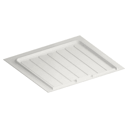 21"-24" Undersink Vanity Drip Tray, White Main - Image