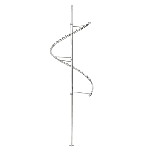 Rev-A-Shelf Clothes Rack with 360˚ Turning Radius and 40 Single Item Capacity