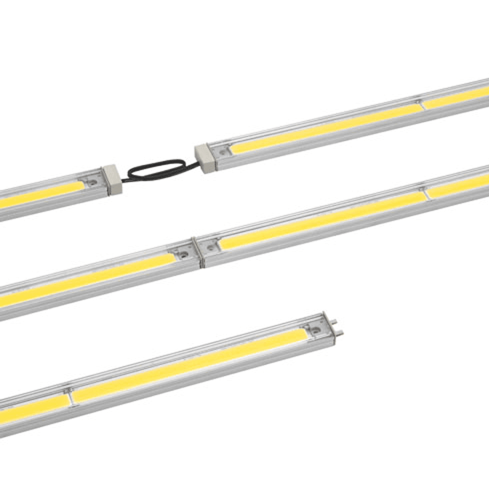 LED linear light in nickel finish for modern home decor