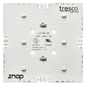 Panel Light Sample Kit - 3" H x 3" W - 15 Watts - Plastic Clips and Screws Included - Tresco Lighting