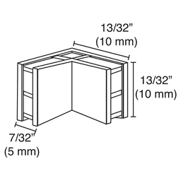 90° Snap Panel Back-to-Back Link (4/Piece) Alt 2 - Image