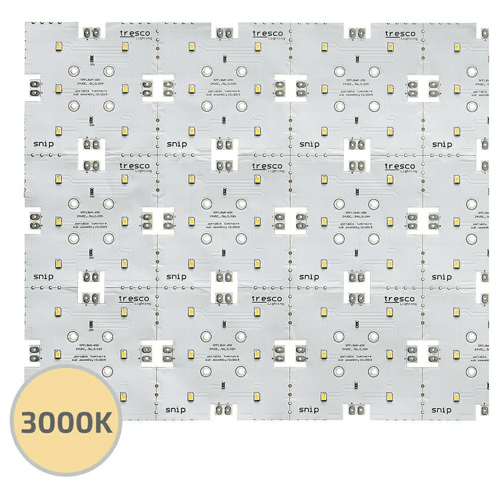 24VDC 8W 4000K Snip LED Panel, 24", White Main - Image