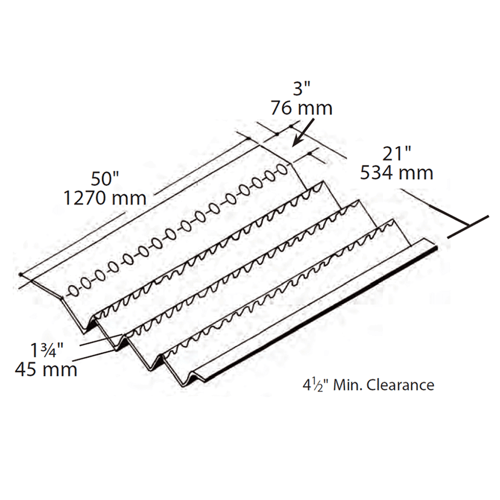 50" 4-Tier Universal Spice Tray, White - Alt Image 1