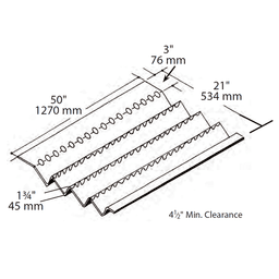 50" 4-Tier Universal Spice Tray, White - Alt Image 1