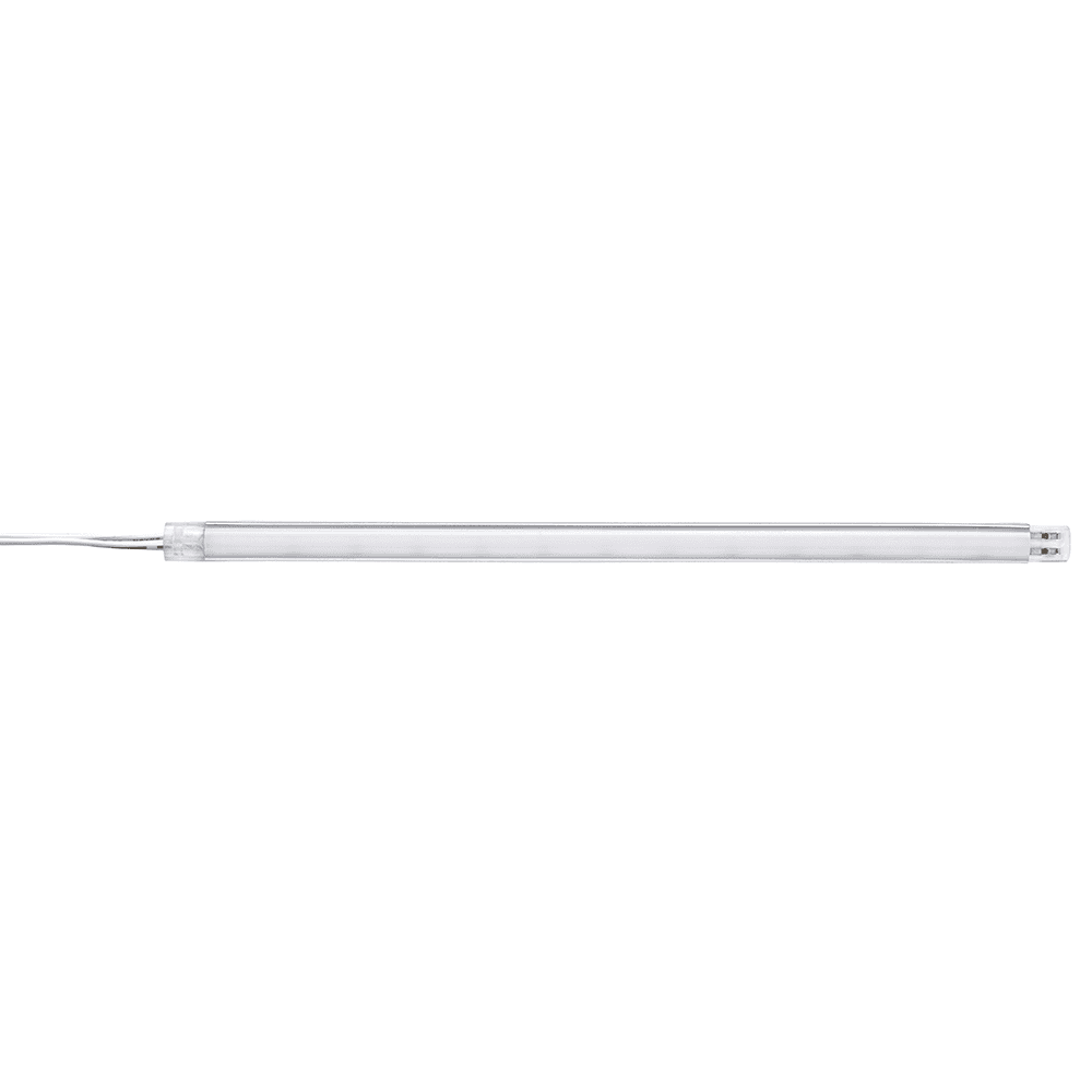 Tresco Lighting FineLine 2.0 T635 LED Cool White Linear Light in Nickel finish for casework and displays