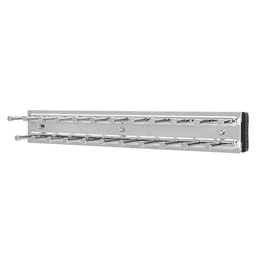 Chrome Tie Rack for Closet Organization by Rev-A-Shelf