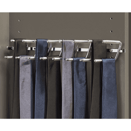 Rev-A-Shelf 13-15/32" Sidelines Tie Rack in Chrome Finish