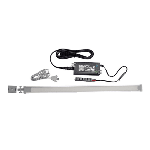 Tresco Lighting LED Linear Light Kit with 72" Extension Cords, Mounting Clips, Magnets & Milk Diffuser