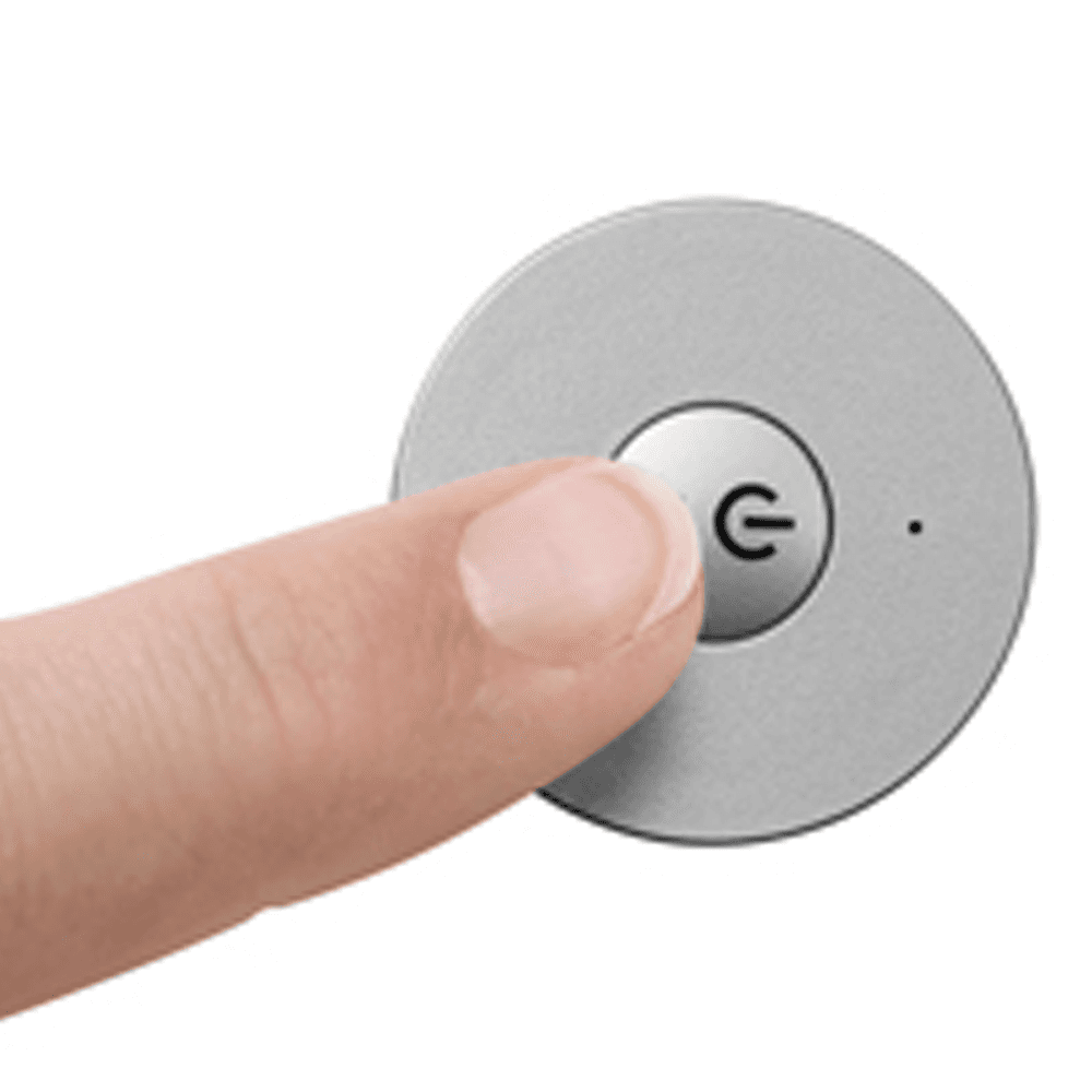 Nickel Plastic Round Dimmer - Tresco Lighting