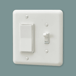 Wireless light almond colored wall dimmer