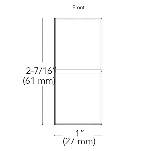 FREEDiM T703 Deco Wall Dimmer in White finish for Tunable FlexTape