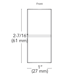 FREEDiM T703 Deco Wall Dimmer in White finish for Tunable FlexTape