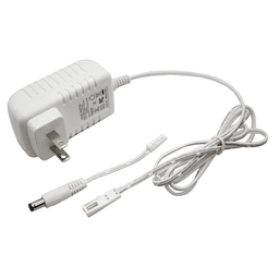 24V 15W Wall Plug-In LED Power Supply with 1-Port, White Main - Image