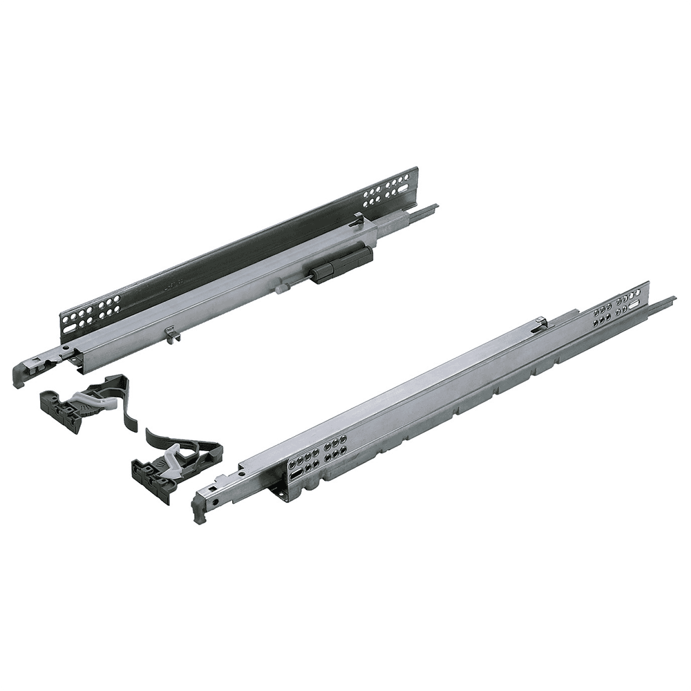 Futura SMOVE 7555 15" Undermount Drawer Slide - 100lb Capacity, Soft-Closing, Full Extension for 5/8" Material