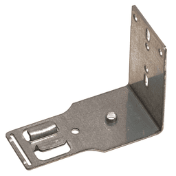 Salice Futura Narrow Rear Mounting Bracket, Metal drawer slide with front locking clips for easy height adjustment