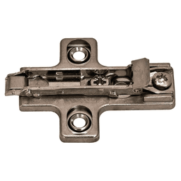 Domi 2-Cam Adjustable Wing Mounting Plate, Nickel-Plated, Screw-On, 3mm - Main Image