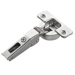 Series 100 105&#730; Opening Hinge, 45mm Bore Pattern, Silentia+ Soft-Closing, 1/2", Nickel-Plated, Dowelled - Alt Image 1