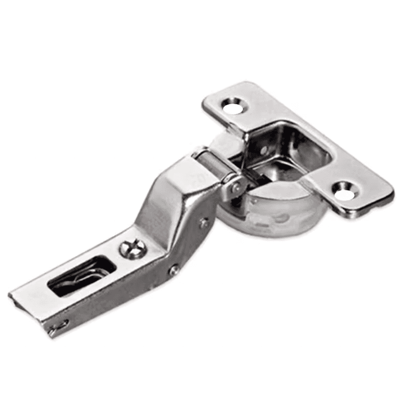 Series 100 105&#730; Opening Hinge, 45mm Bore Pattern, Silentia+ Soft-Closing, Inset, Nickel-Plated, Dowelled - Main Image