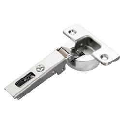 Series 100 105&#730; Opening Hinge, 45mm Bore Pattern, Silentia+ Soft-Closing, Full Overlay, Nickel-Plated, Screw-On - Main Image