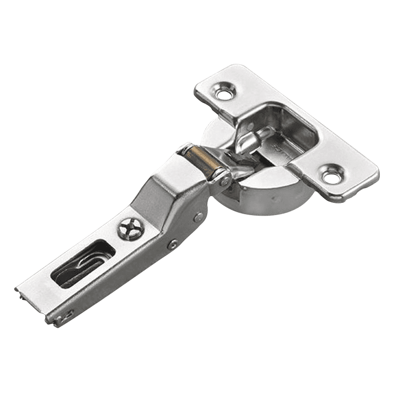 Series 100 105&#730; Opening Hinge, 45mm Bore Pattern, Silentia+ Soft-Closing, Half Overlay, Titanium, Screw-On - Main Image