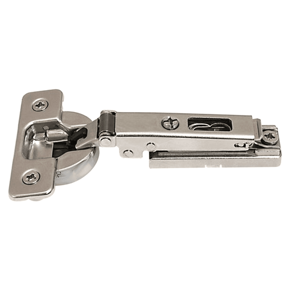 Series 100 105&#730; Opening Hinge, 45mm Bore Pattern, Silentia+ Soft-Closing, Full Overlay, Nickel-Plated, Dowelled - Main Image
