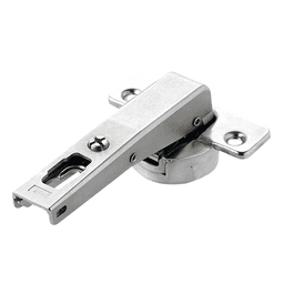 Series 100 Blind Corner 105˚ Opening Hinge, 45mm Boring Pattern, Silentia+ Soft-Closing, Inset, Nickel-Plated Screw-On - Alt Image 2