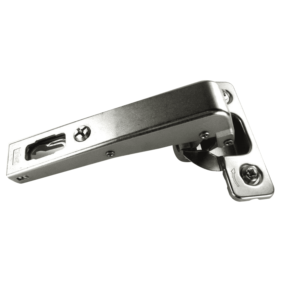 Series 200 Blind Corner 94&#730; Opening Hinge, 45mm Bore Pattern, Self-Closing, Inset, Nickel-Plated, Screw-On - Alt Image 1