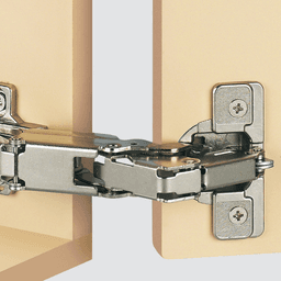 Series 200 165&#730; Opening Hinge, 45mm Bore Pattern, Self-Closing, Inset, Nickel-Plated, Screw-On - Alt Image 1