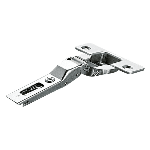 Series 200 120&#730; Opening Hinge, 45mm Bore Pattern, Self-Closing, Half Overlay, Nickel-Plated, Logica - Main Image