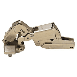 Series 200 165&#730; Opening Hinge, 45mm Bore Pattern, Self-Closing, Half Overlay, Nickel-Plated, Logica - Main Image