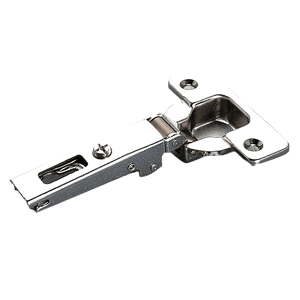 Series 200 110&#730; Opening Hinge, 45mm Bore Pattern, Free-Swinging, Full Overlay, Nickel-Plated, Dowelled - Alt Image 1