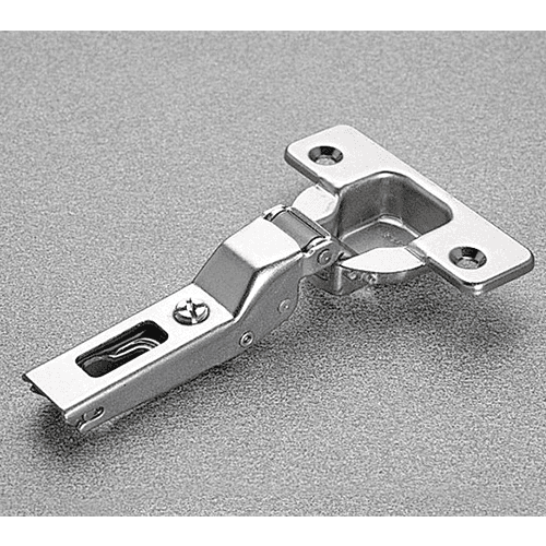 Series 200 110&#730; Opening Hinge, 45mm Bore Pattern, Free-Swinging, Half Overlay, Nickel-Plated, Screw-On - Main Image