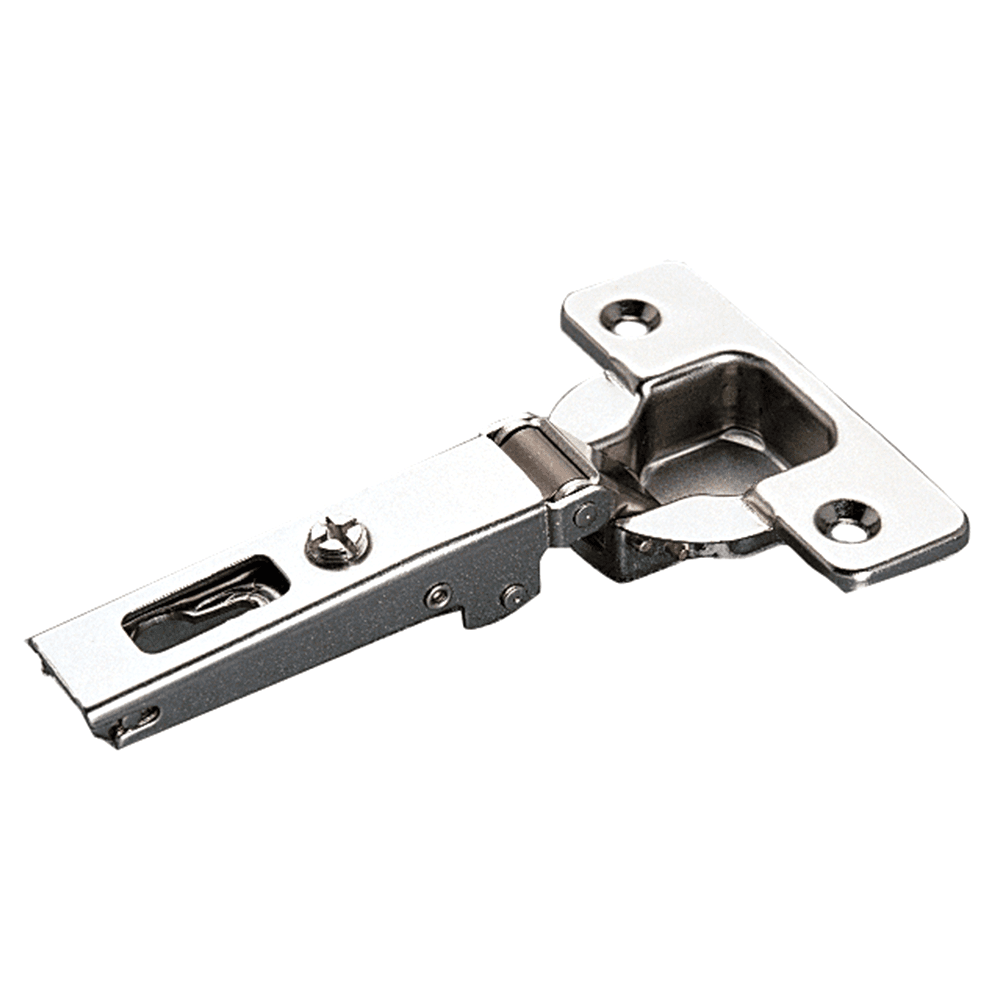 Series 200 110&#730; Opening Hinge, 45mm Bore Pattern, Self-Closing, Full Overlay, Nickel-Plated, Screw-On - Main Image