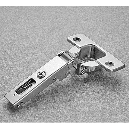 Series 200 120&#730; Opening Hinge, 45mm Bore Pattern, Free-Swinging, Full Overlay, Nickel-Plated, Screw-On - Main Image