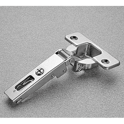 Series 200 120&#730; Opening Hinge, 45mm Bore Pattern, Free-Swinging, Full Overlay, Nickel-Plated, Screw-On - Main Image