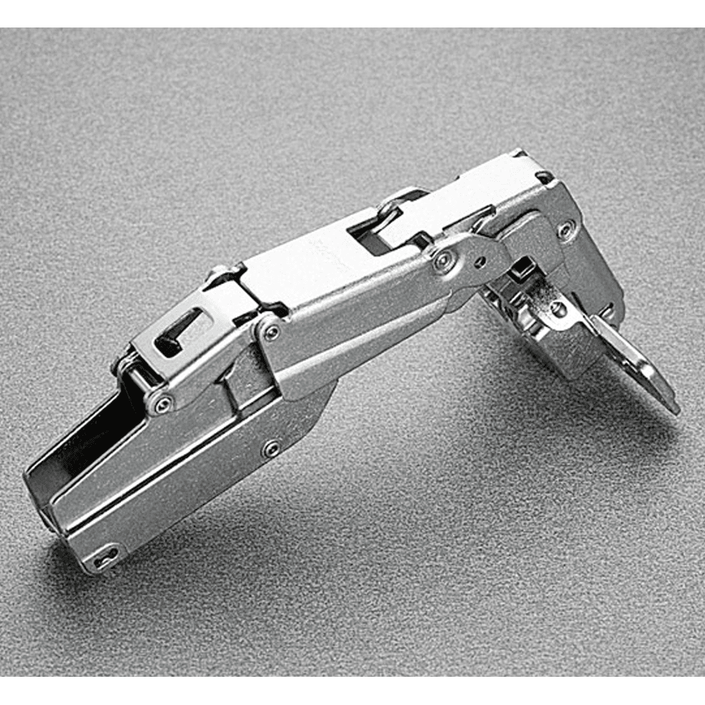 Series 200 165&#730; Opening Hinge, 45mm Bore Pattern, Self-Closing, Inset, Nickel-Plated, Screw-On - Main Image