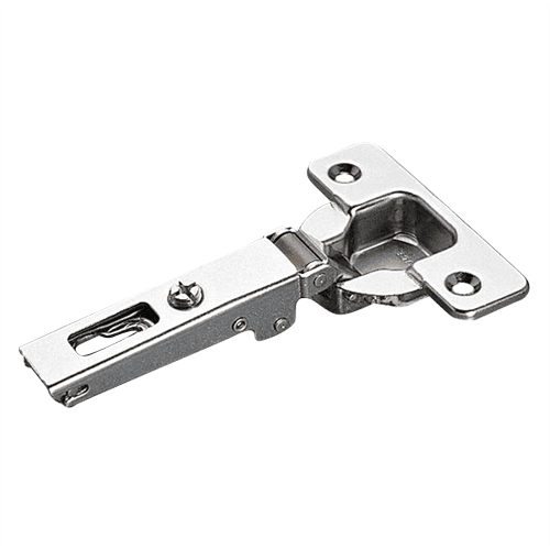 Push Series 200 110&#730; Opening Hinge, 45mm Bore Pattern, Self-Closing, Full Overlay, Nickel-Plated, Screw-On - Main Image