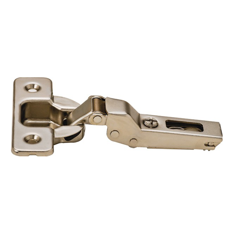 Series 200 120&#730; Opening Hinge, 45mm Bore Pattern, Self-Closing, Full Overlay, Nickel-Plated, Dowelled - Main Image