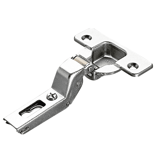 Series 200 94&#730; Opening Thick Door Hinge, 45mm Bore Pattern, Self-Closing, Inset, Nickel-Plated, Dowelled - Alt Image 1