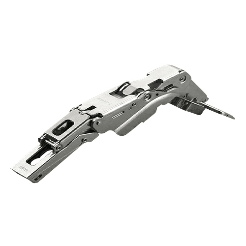 Series 200 155&#730; Opening Hinge, 45mm Bore Pattern, Self-Closing, Full Overlay, Nickel-Plated, Dowelled - Main Image