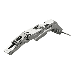 Series 200 155&#730; Opening Hinge, 45mm Bore Pattern, Self-Closing, Full Overlay, Nickel-Plated, Dowelled - Main Image
