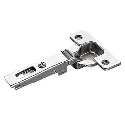 Push Series 200 110&#730; Opening Hinge, 45mm Bore Pattern, Self-Closing, Full Overlay, Nickel-Plated, Dowelled - Main Image