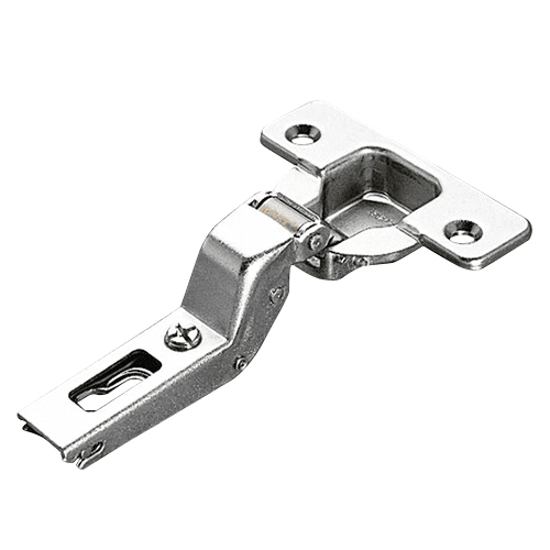 Push Series 200 110&#730; Opening Hinge, 45mm Bore Pattern, Self-Closing, Inset, Nickel-Plated, Dowelled - Main Image