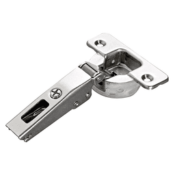 Series 700 110˚ Opening Hinge, 45mm Bore Pattern, Silentia Soft-Closing, 1/2" Overlay, Nickel-Plated, Rapido - Alt Image 1
