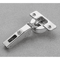 Series 700 110&#730; Opening Hinge, 45mm Bore Pattern, Silentia+ Soft-Closing, 1/2" Overlay, Nickel-Plated, Screw-On - Main Image
