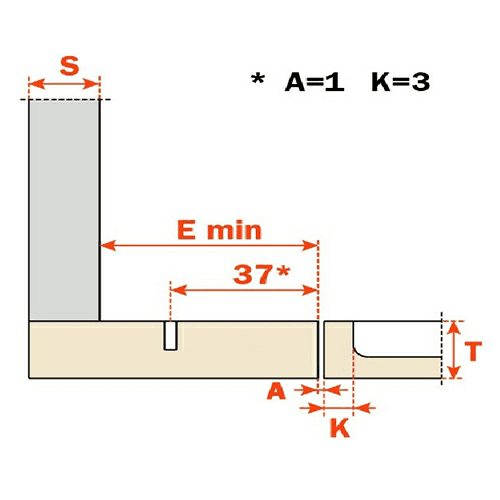 Series 700 Blind Corner 110&#730; Opening Hinge, 45mm Boring Pattern, Silentia+ Soft-Closing, Inset, Dowelled - Alt Image 1