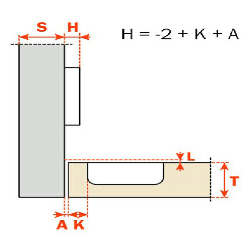 Series 700 110&#730; Opening Hinge, 45mm Bore Pattern, Silentia+ Soft-Closing, Inset, Nickel-Plated, Dowelled - Alt Image 1